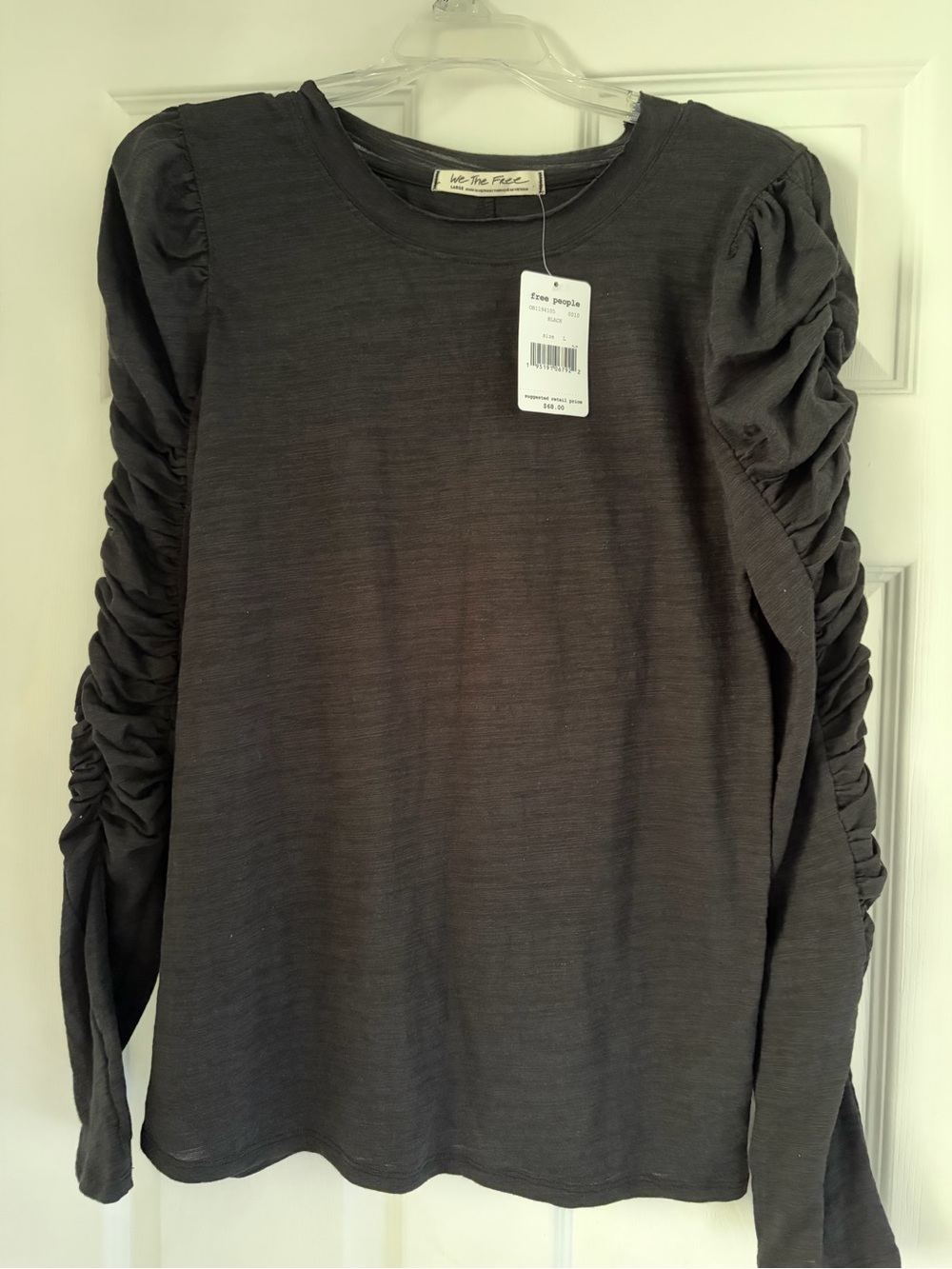 Natasha Tee - Charcoal Free People